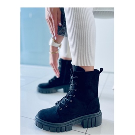 Botines cordones Kelis negro - Inello 4