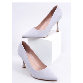 Tacones de mujer en ante Giorgia Grey - Inello gris 1