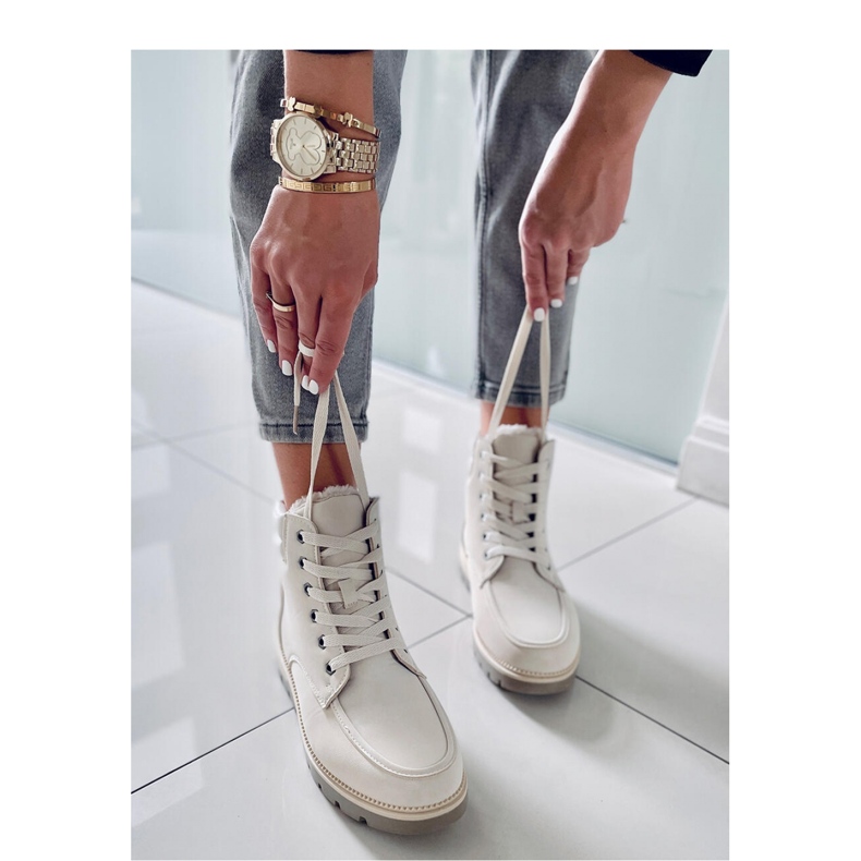 Botas trampero con aislamiento Germano Beige - Inello 1