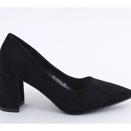 Salón Clairay tacón ancho negro - Inello 1