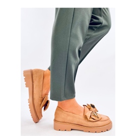Mocasines Pennsy Camel con osito decorativo - Inello marrón 3