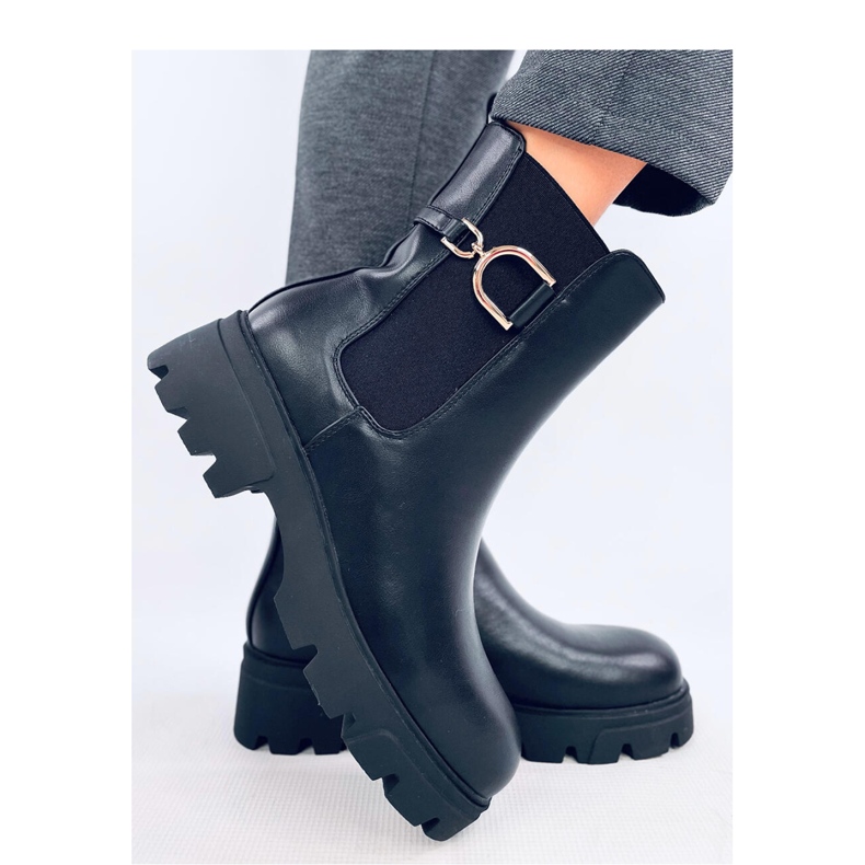 Botas Chelsea altas Regane negras - Inello negro 1