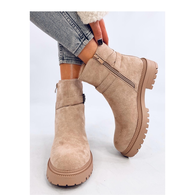 Botas Chelsea Ortiz Beige - Inello 1