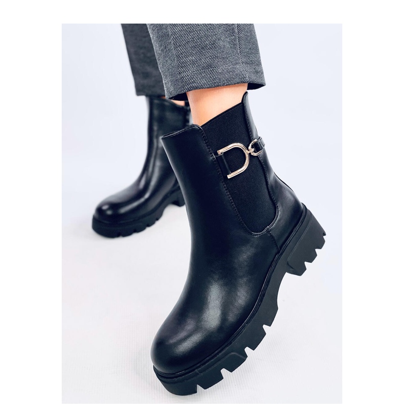 Botas Chelsea altas Regane negras - Inello negro 2