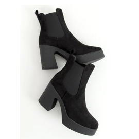 Botas tacón goma negras ST-62P Negro - Inello 1