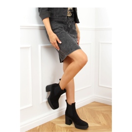 Botas tacón goma negras ST-62P Negro - Inello 3