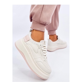 Deportivas de mujer Motimes Beige Rosa pastel - Inello rosado 1