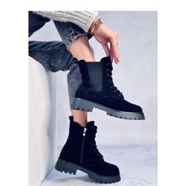 Franti Botas Chelsea negras con cordones - Inello negro 4