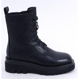 Botines West negro suela alta - Inello 4
