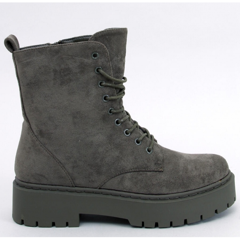 Burse Botines plataforma cordones verde - Inello 1