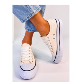 Deportivas clásicas de mujer Fargis Beige - Inello 1 Deportivas clásicas de mujer Fargis Beige - Inello 1