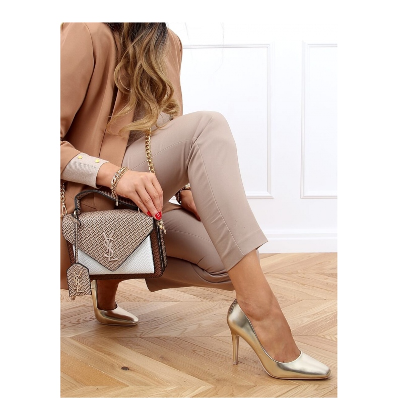 Tacones Altos Mujer Dorado LE081P L.GOLD - Inello amarillo 1