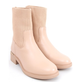 Botines calcetín Sendi nude - Inello beige 1