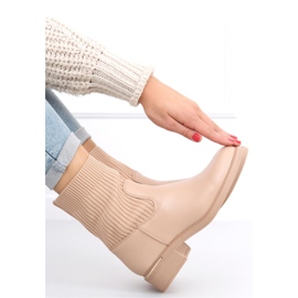 Botines calcetín Sendi nude - Inello beige 3
