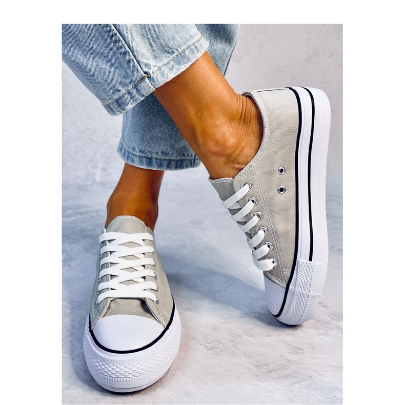 Deportivas clásicas de mujer Fargis Gris - Inello 1