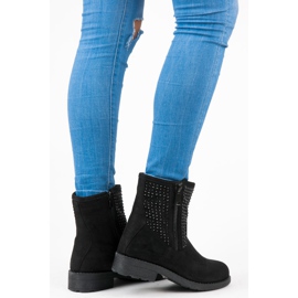 Abloom Botas de gamuza de otoño negro 1 Abloom Botas de gamuza de otoño negro 1