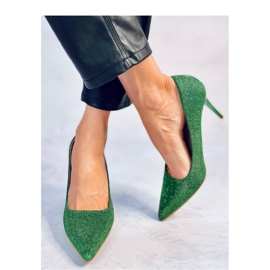 Tacones de mujer iridiscentes Maineri Verde - Inello 2