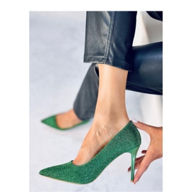 Tacones de mujer iridiscentes Maineri Verde - Inello 3