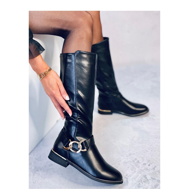 Botas con cadena Devers Negro - Inello 2