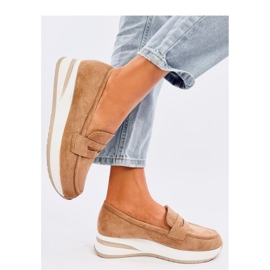 Mocasín cuña Pacifs Camel - Inello marrón 3
