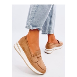 Mocasín cuña Pacifs Camel - Inello marrón 4