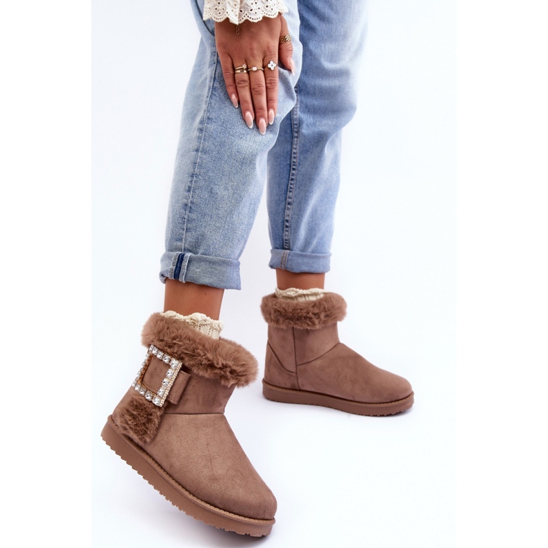 Step in style Botas de nieve Modelo Dulca VL201P Beige Oscuro - Pisa con estilo 1