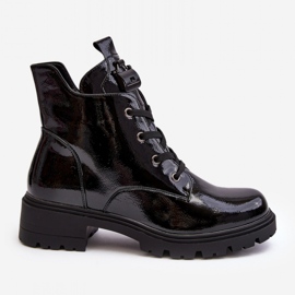 Step in style Botas Modelo S.Barski HY93-91 Negro Lakier - Paso con estilo 3