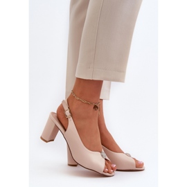 Step in style Sandalias Modelo Trasea 24SD98-6785 Beige - Pisa con estilo 1