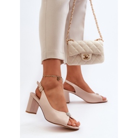 Step in style Sandalias Modelo Trasea 24SD98-6785 Beige - Pisa con estilo 2