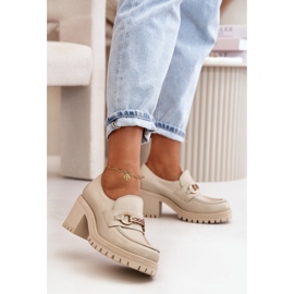 Step in style Zapatos Modelo Zazoo 20175 Beige Claro - Pisa con estilo 1
