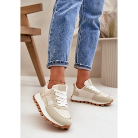 Step in style Zapatillas Deportivas Modelo Mialunae YH30 Beige - Pisa con estilo 1