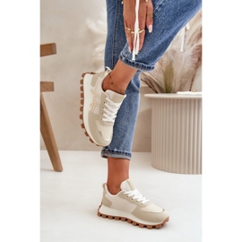 Step in style Zapatillas Deportivas Modelo Mialunae YH30 Beige - Pisa con estilo 2
