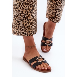 Step in style Sandalia Chanclas Modelo Sergio Leone SK077H Negro - Pisa con estilo 2