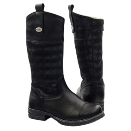 Ren But Botas de cuero de niña 322 Ren negro 3d pero 3