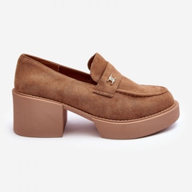 Step in style Zapatos Modelo Afnira NS382P Beige Oscuro - Paso con estilo 3