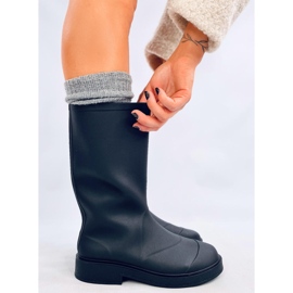 Botas de agua de mujer Meness Black mate negro 2