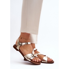 Step in style Sandalias Modelo Zazoo 40182 Dorado - Pisa con estilo amarillo 2