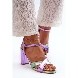 Step in style Sandalias Modelo Abilica M366 Violeta - Pisa con estilo 2