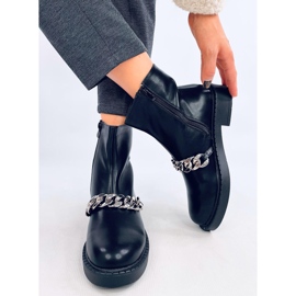 Botines mujer cadena Foster Negro 4