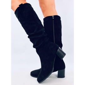 Botas con volantes Pinsoni negro 3