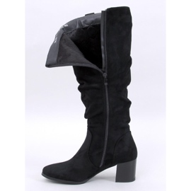 Botas con volantes Pinsoni negro 2