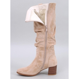 Pinsoni Botas volantes beige 2