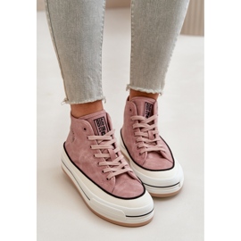 Step in style Zapatillas Modelo Big Star OO274068 Rosa - Pisa con estilo rosado 2