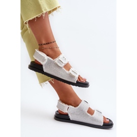 Step in style Sandalias Modelo Irmale H8-698 Blanco - Pisa con estilo 2