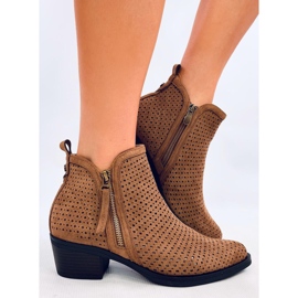 Botas cowboy caladas Vizzi Caqui marrón 5