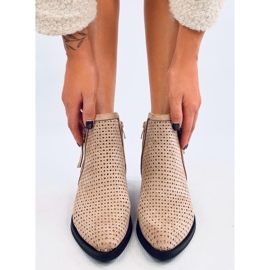 Vizzi Bota cowboy calada beige 4