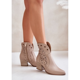 Step in style Botas Modelo Lewski 3613 Piel Beige - Paso con estilo 2