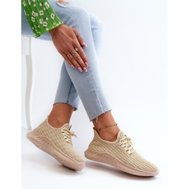 Step in style Zapatillas Deportivas Modelo Xalara TA-25 Beige - Pisa con estilo 2