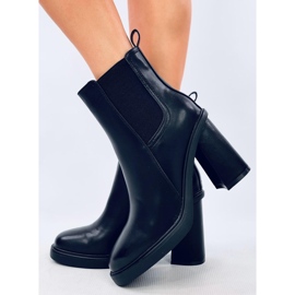 Botas Chelsea Lilley Black con tacón alto negro 3
