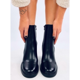 Botas Chelsea Lilley Black con tacón alto negro 6